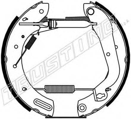 Комплект тормозных колодок TRUSTING 6220