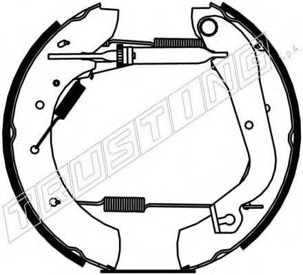 Комплект тормозных колодок TRUSTING 6241