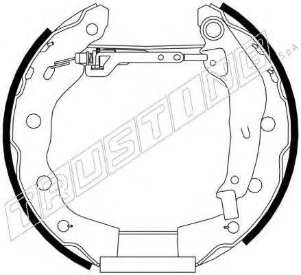 Комплект тормозных колодок TRUSTING 6252