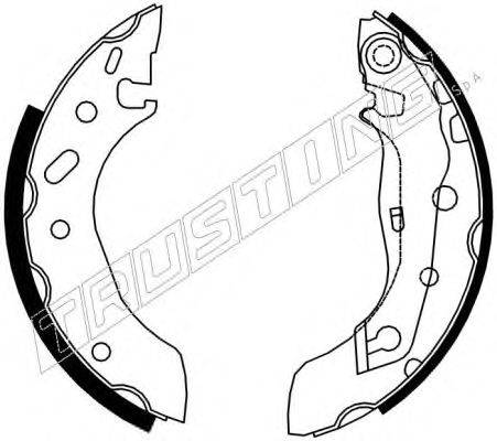 Комплект тормозных колодок TRUSTING 7266