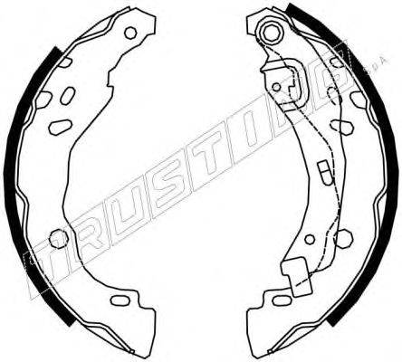 Комплект тормозных колодок TRUSTING 7279