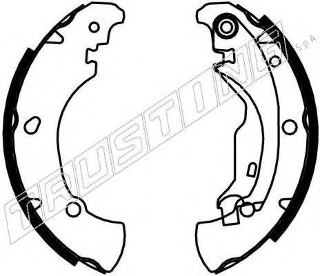 Комплект тормозных колодок TRUSTING 7376