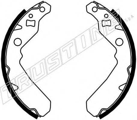 Комплект тормозных колодок TRUSTING 026.354