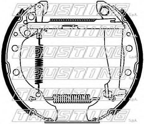 Комплект тормозных колодок TRUSTING 6417