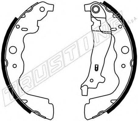 Комплект тормозных колодок TRUSTING 7439