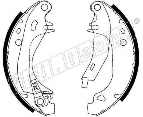 Комплект тормозных колодок fri.tech. 1079.192Y