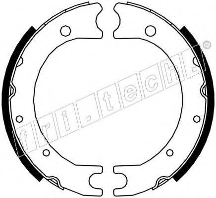 Комплект тормозных колодок, стояночная тормозная система fri.tech. 1115.312
