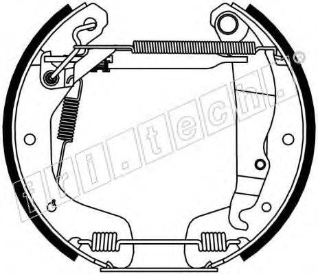 Комплект тормозных колодок fri.tech. 16074