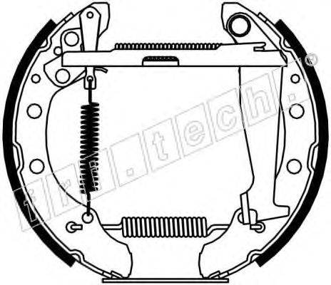 Комплект тормозных колодок fri.tech. 16137