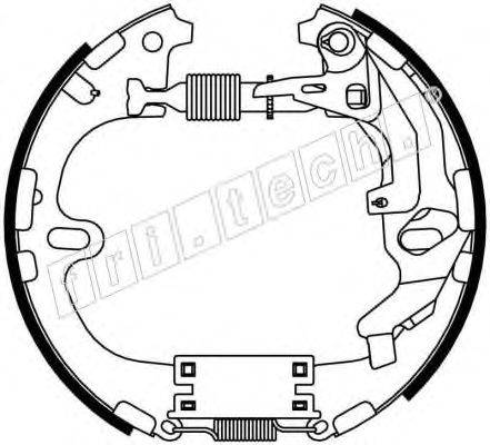 Комплект тормозных колодок fri.tech. 16333