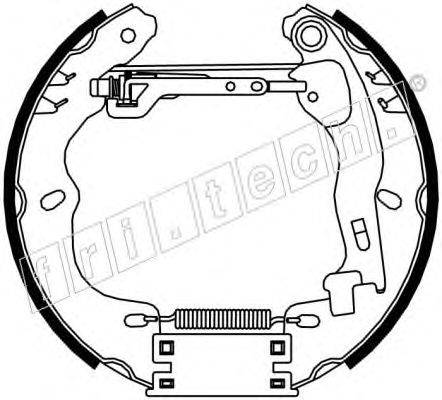 Комплект тормозных колодок fri.tech. 16334