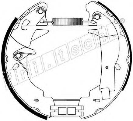 Комплект тормозных колодок fri.tech. 16348