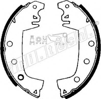 Комплект тормозных колодок fri.tech. 17364