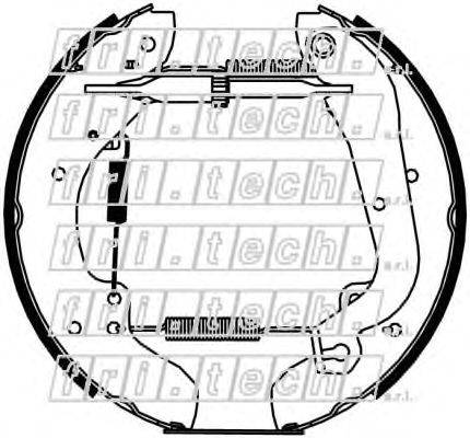 Комплект тормозных колодок fri.tech. 16403
