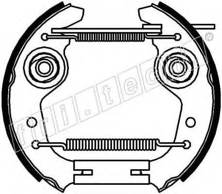 Комплект тормозных колодок fri.tech. 16063