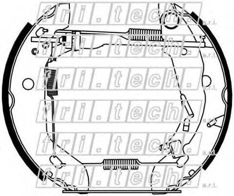 Комплект тормозных колодок fri.tech. 16450