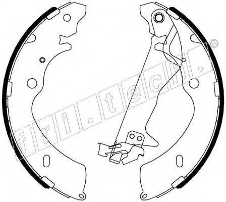 Комплект тормозных колодок fri.tech. 1047.377Y