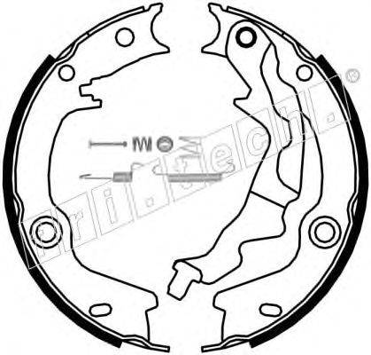 Комплект тормозных колодок, стояночная тормозная система fri.tech. 1046.223K