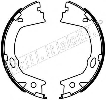 Комплект тормозных колодок, стояночная тормозная система fri.tech. 1046.228