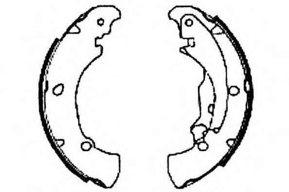 Комплект тормозных колодок E.T.F. 09-0539
