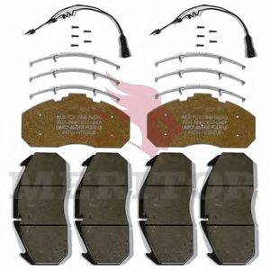 Комплект тормозных колодок, дисковый тормоз CASALS MD307