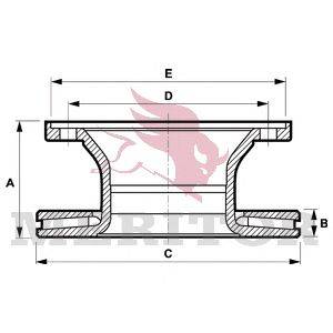 Тормозной диск PAGID 52845