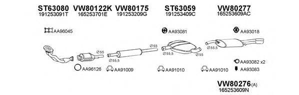 Система выпуска ОГ VENEPORTE 800250