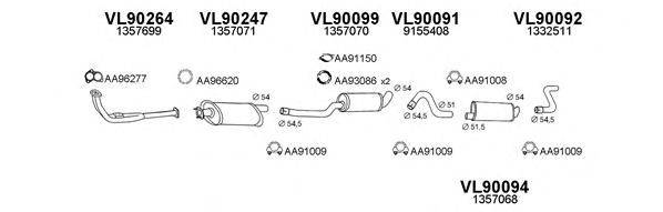 Система выпуска ОГ VENEPORTE 900117