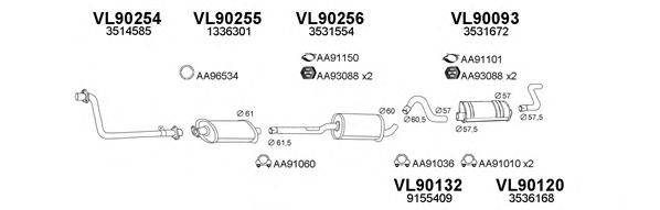 Система выпуска ОГ VENEPORTE 900128