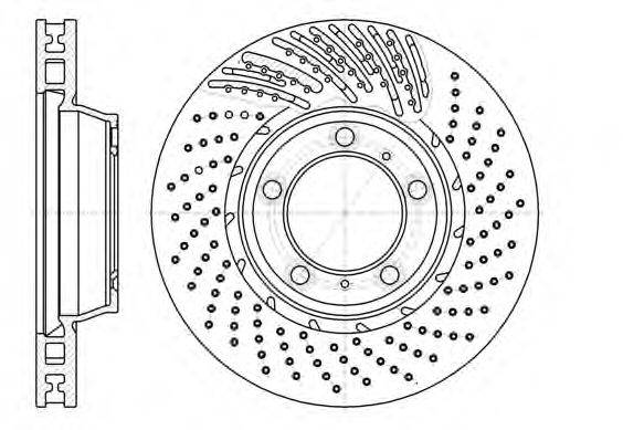 Тормозной диск WOKING D6119610