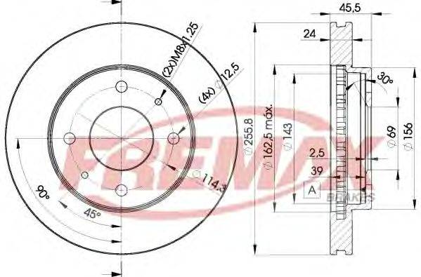 Тормозной диск FREMAX BD-2926