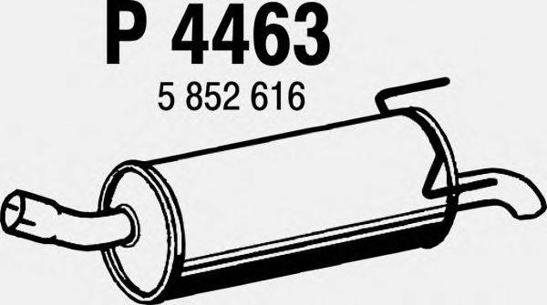 Глушитель выхлопных газов конечный FENNO P4463