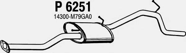 Глушитель выхлопных газов конечный MTS 60639