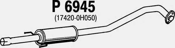 Средний глушитель выхлопных газов FENNO P6945