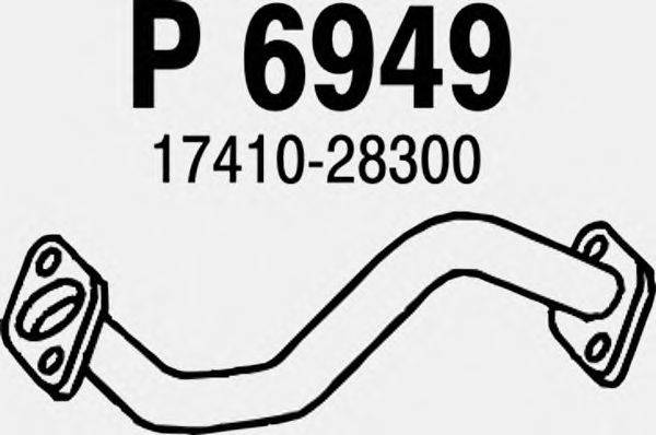 Труба выхлопного газа FENNO P6949