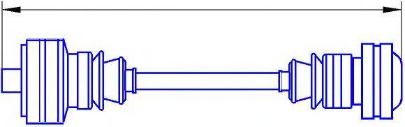 Приводной вал SERCORE 12384