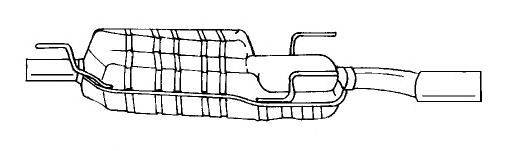 Глушитель выхлопных газов конечный SIGAM 51614