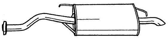 Глушитель выхлопных газов конечный SIGAM 65609