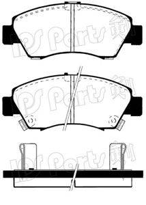 Комплект тормозных колодок, дисковый тормоз IPS Parts IBD-1425