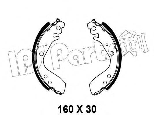 Тормозные колодки IPS Parts IBL-4493