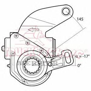 Регулируемый вал, регулятор TRUCKTECHNIC TT70.00.753