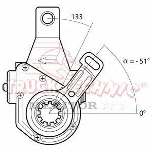 Регулируемый вал, регулятор TRUCKTECHNIC TT70.02.404