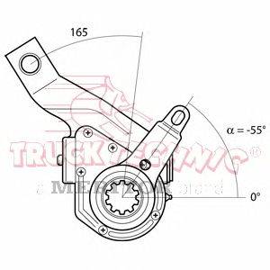 Регулируемый вал, регулятор TRUCKTECHNIC TT70.02.745