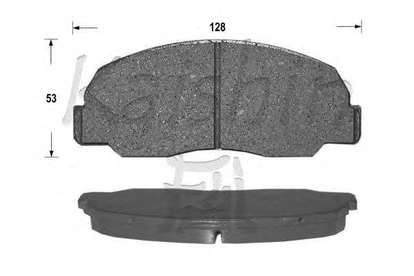 Комплект тормозных колодок, дисковый тормоз KAISHIN D3015