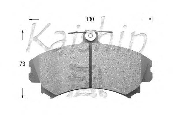 Комплект тормозных колодок, дисковый тормоз KAISHIN D6090