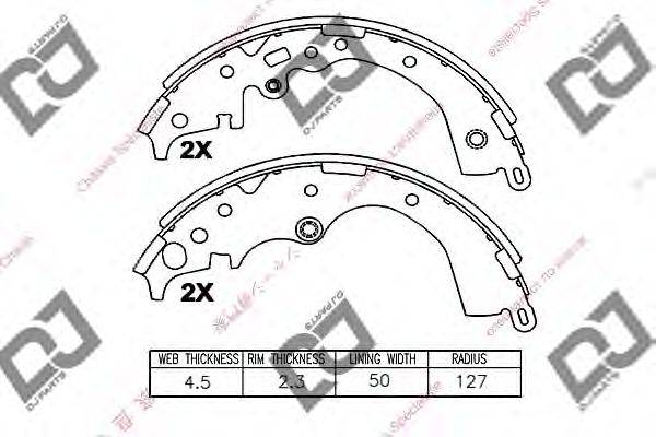 Комплект тормозных колодок DJ PARTS BS1059