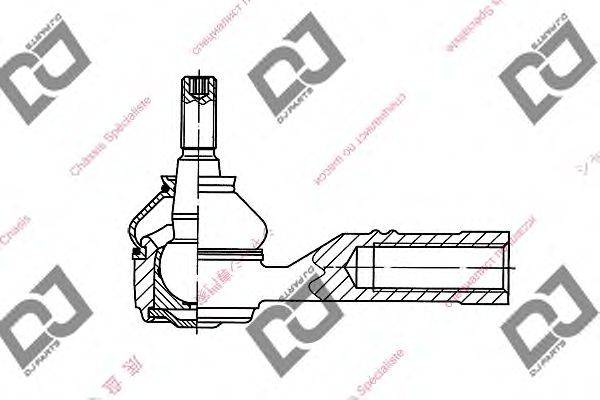 Наконечник поперечной рулевой тяги DJ PARTS DE1218