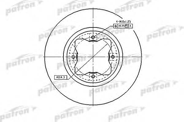 Тормозной диск PATRON PBD2024