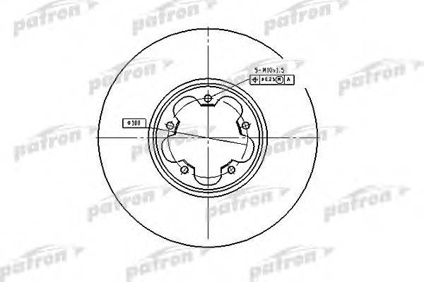 Тормозной диск PATRON PBD4216
