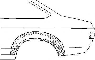 Боковина VAN WEZEL 1851.45